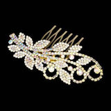Trendy Rhinestone Sprout Hair Comb - Madeline Love - Flyclothing LLC