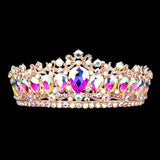 Teardrop Stone Accented Crown Tiara - Madeline Love - Flyclothing LLC