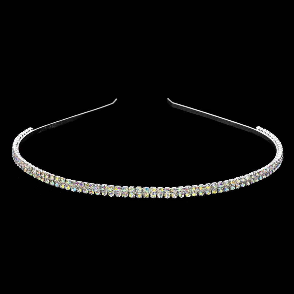 2Rows Rhinestone Headband - Madeline Love - Flyclothing LLC