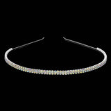 2Rows Rhinestone Headband - Madeline Love - Flyclothing LLC