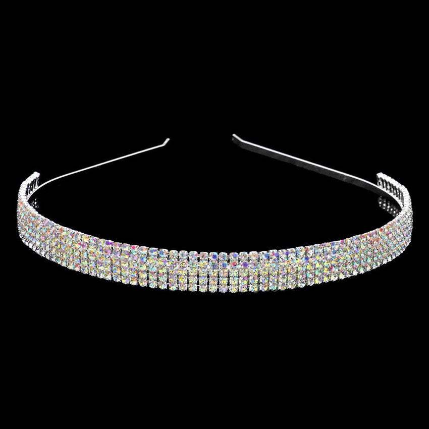 5Rows Rhinestone Headband - Madeline Love - Flyclothing LLC