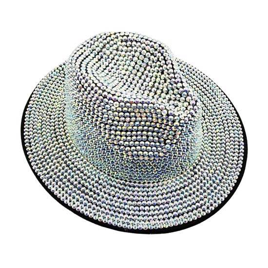 Bling Studded Panama Hat - Madeline Love - Flyclothing LLC