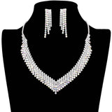 Crystal Rhinestone Pave Necklace - Madeline Love - Flyclothing LLC