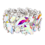 Marquise Crystal Stretch Evening Bracelet - Madeline Love - Flyclothing LLC