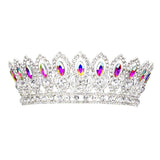 Marquise Stone Accented Pageant Crown Tiara - Madeline Love - Flyclothing LLC