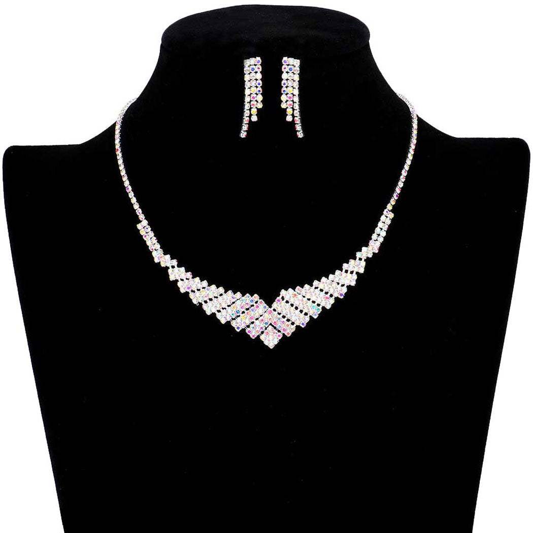 Rhinestone Pave Necklace - Madeline Love - Flyclothing LLC