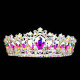 Teardrop Stone Accented Crown Tiara - Madeline Love - Flyclothing LLC