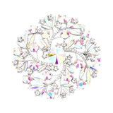 Pearl Rhinestone Embellished Flower Vine Brooch - Madeline Love - Flyclothing LLC