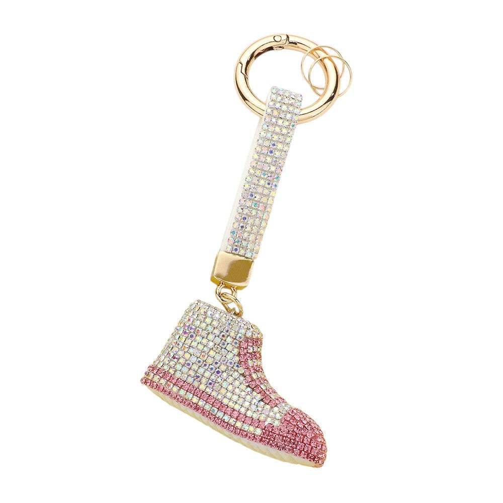Rhinestone Pave Sneaker Bag Charm - Madeline Love - Flyclothing LLC