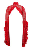 Daisy Corsets Red Lace Shrug Bolero Jacket - Daisy Corsets
