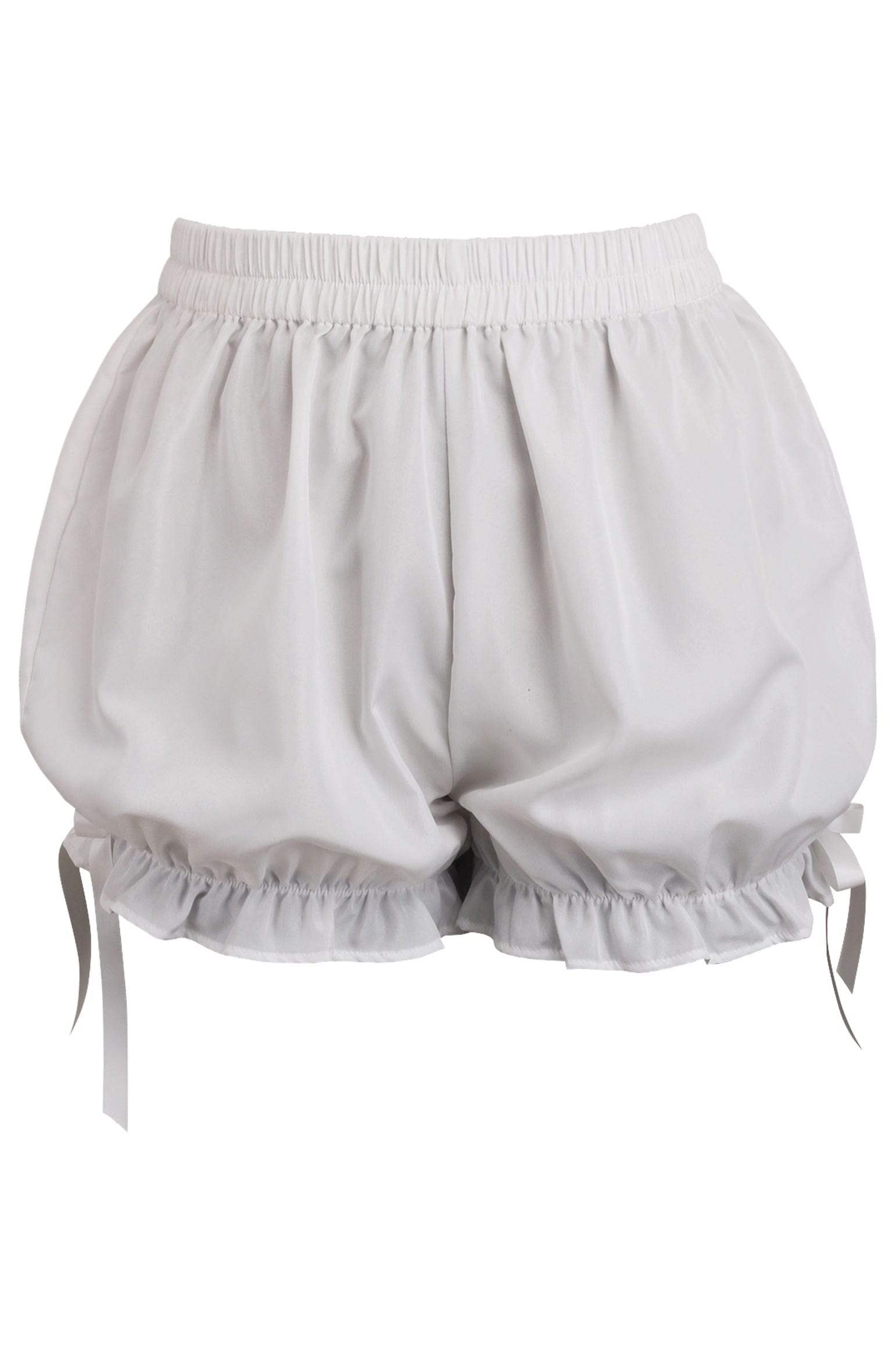 Daisy Corsets White Cotton Bloomers - Daisy Corsets - Flyclothing LLC