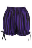 Daisy Corsets Purple/Black Striped Bloomers - Daisy Corsets