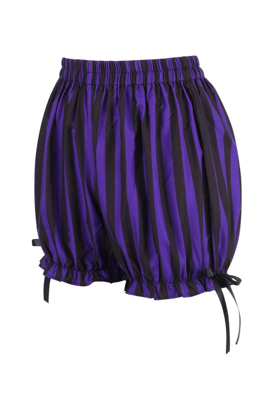 Daisy Corsets Purple/Black Striped Bloomers - Daisy Corsets - Flyclothing LLC