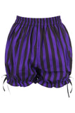 Daisy Corsets Purple/Black Striped Bloomers - Daisy Corsets