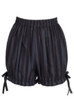 Daisy Corsets Dark Gray/Black Striped Bloomers - Daisy Corsets - Flyclothing LLC
