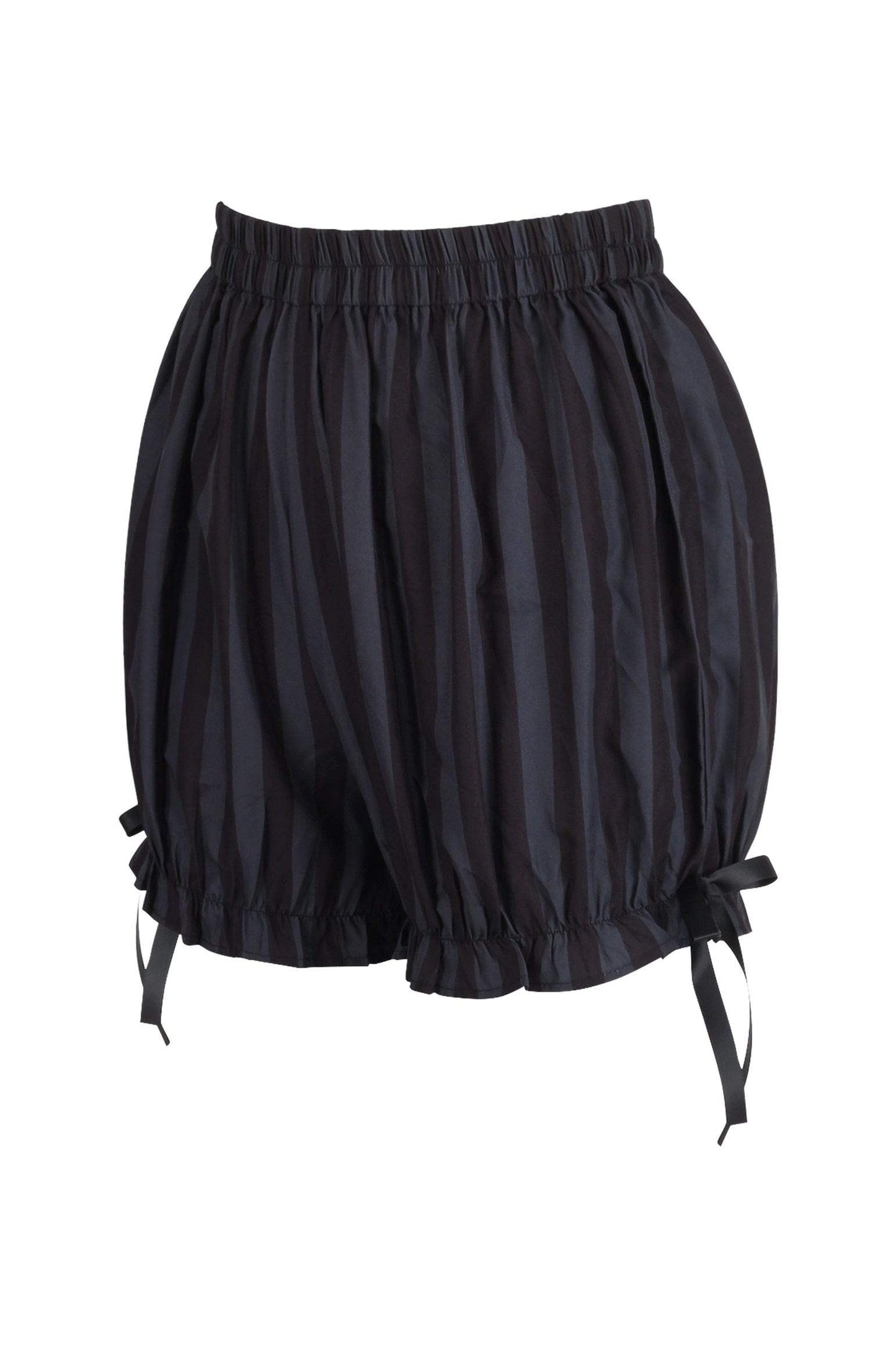 Daisy Corsets Dark Gray/Black Striped Bloomers - Daisy Corsets - Flyclothing LLC