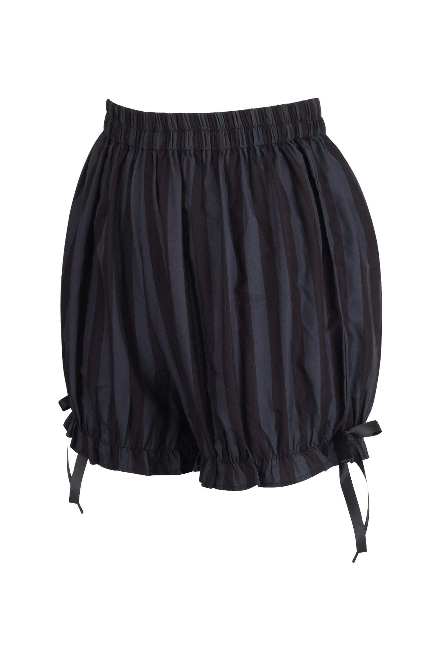 Daisy Corsets Dark Gray/Black Striped Bloomers - Daisy Corsets - Flyclothing LLC