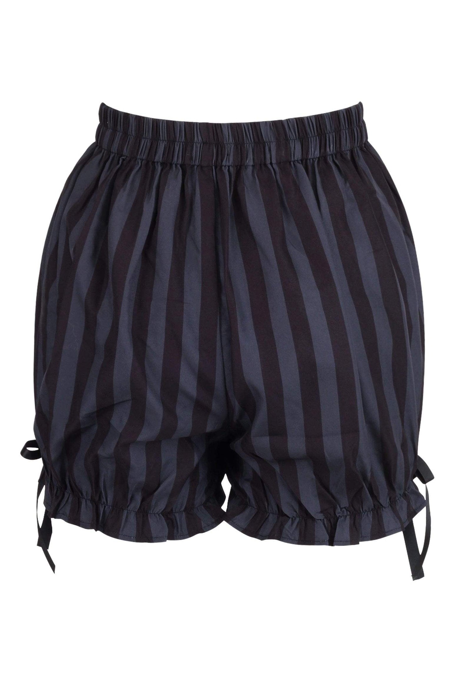 Daisy Corsets Dark Gray/Black Striped Bloomers - Daisy Corsets - Flyclothing LLC