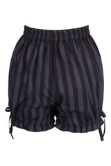 Daisy Corsets Dark Gray/Black Striped Bloomers - Daisy Corsets - Flyclothing LLC