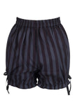 Daisy Corsets Dark Gray/Black Striped Bloomers - Daisy Corsets - Flyclothing LLC