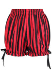 Daisy Corsets Red/Black Striped Bloomers - Daisy Corsets