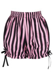 Daisy Corsets Pink/Black Striped Bloomers - Daisy Corsets