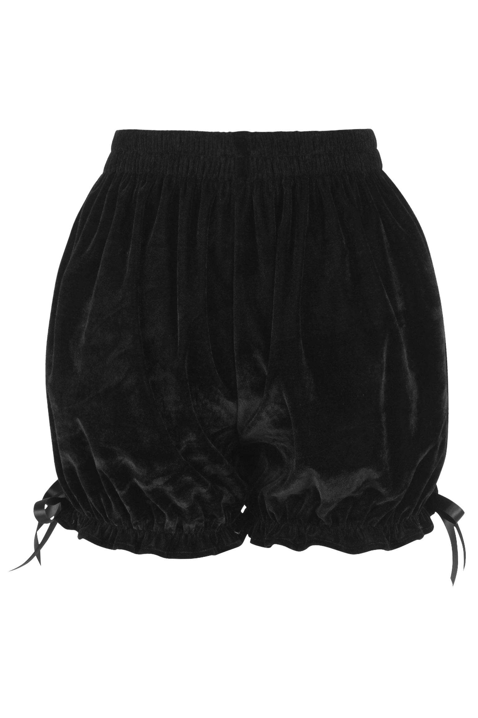 Daisy Corsets Black Velvet Bloomers - Daisy Corsets - Flyclothing LLC