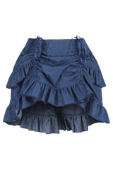 Daisy Corsets Lavish 2 PC Mint Green Brocade Corset & Denim Skirt Set - Daisy Corsets - Flyclothing LLC