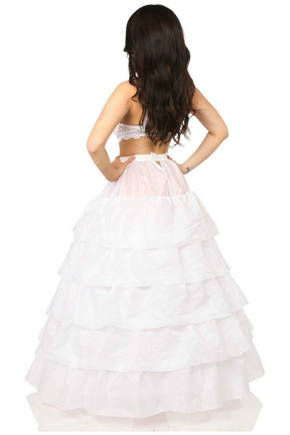 Daisy Corsets White Hoop Skirt - Daisy Corsets