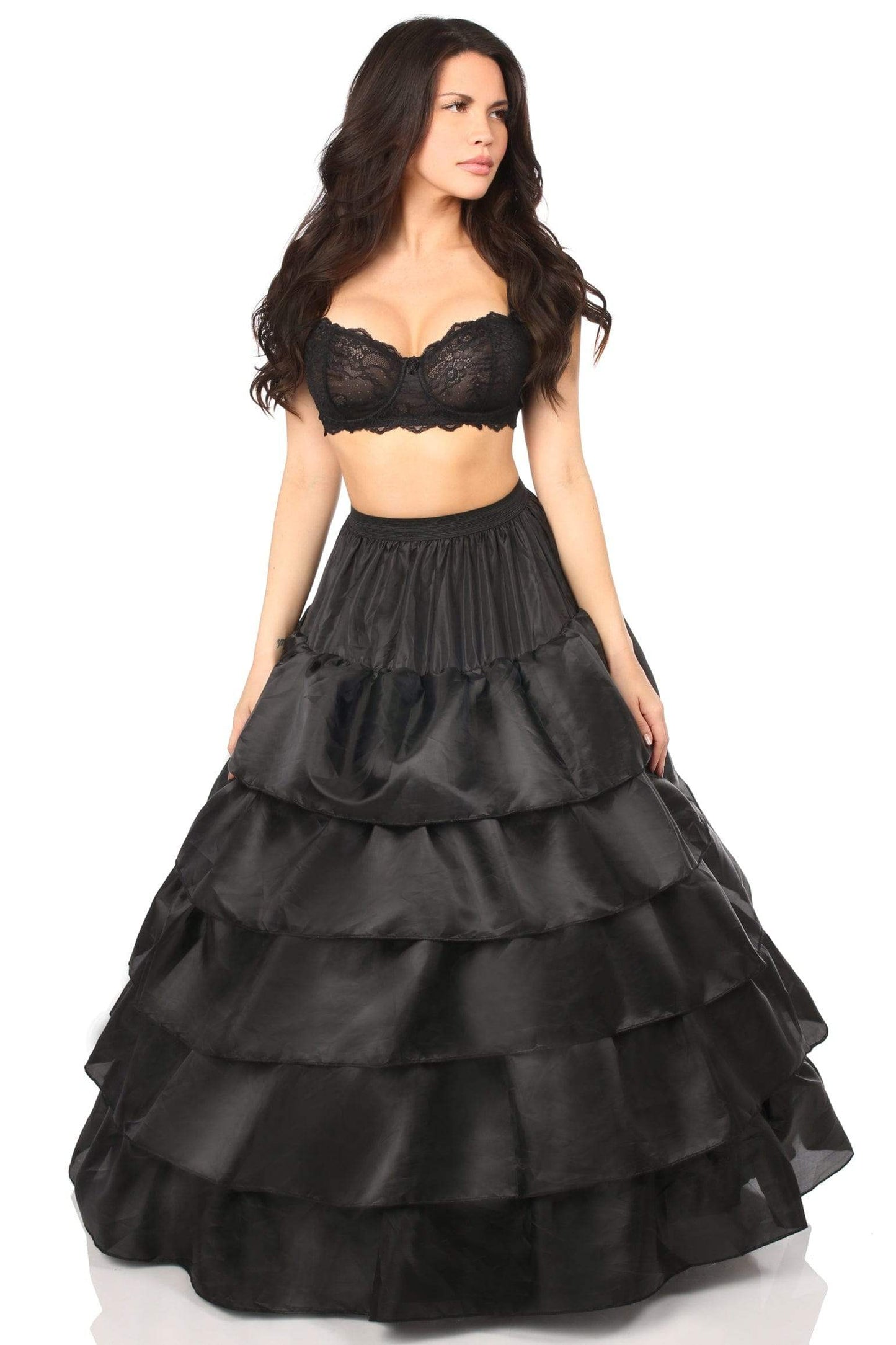 Daisy Corsets Black Hoop Skirt - Daisy Corsets - Flyclothing LLC