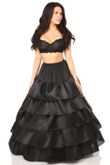 Daisy Corsets Black Hoop Skirt - Daisy Corsets - Flyclothing LLC