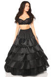 Daisy Corsets Black Hoop Skirt - Daisy Corsets