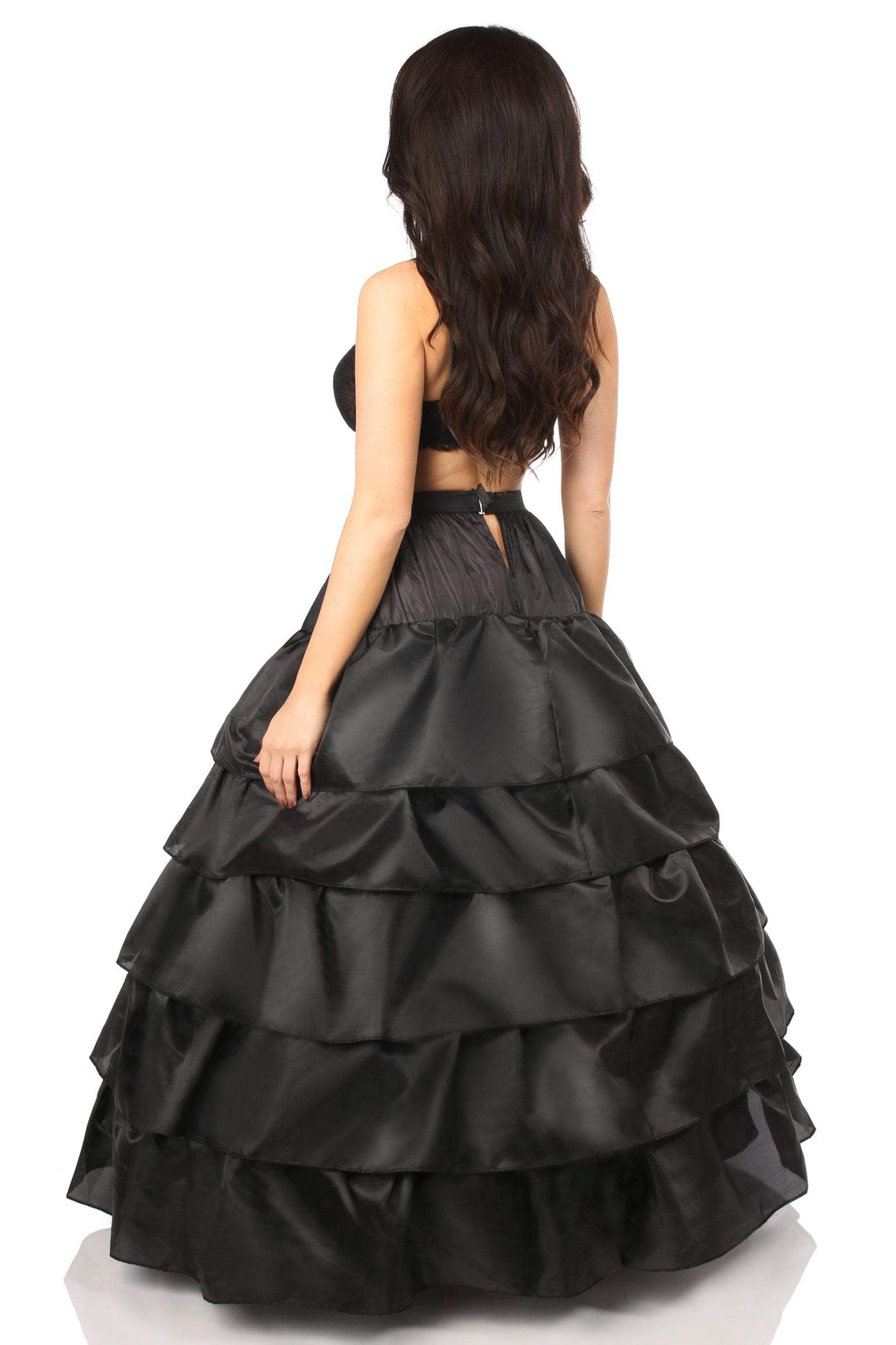 Daisy Corsets Black Hoop Skirt - Daisy Corsets - Flyclothing LLC