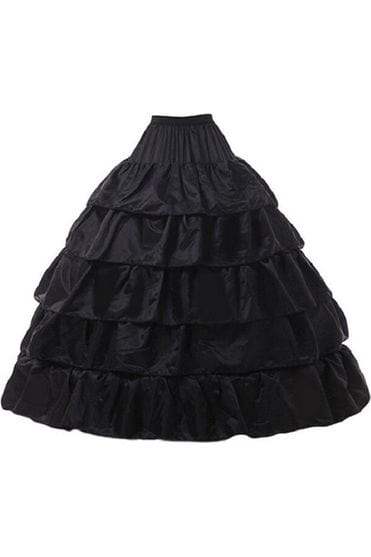 Daisy Corsets Black Hoop Skirt - Daisy Corsets - Flyclothing LLC