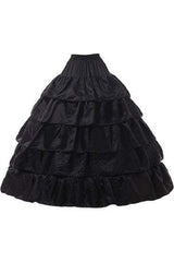 Daisy Corsets Black Hoop Skirt - Daisy Corsets - Flyclothing LLC