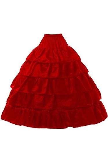 Daisy Corsets Red Hoop Skirt - Daisy Corsets - Flyclothing LLC