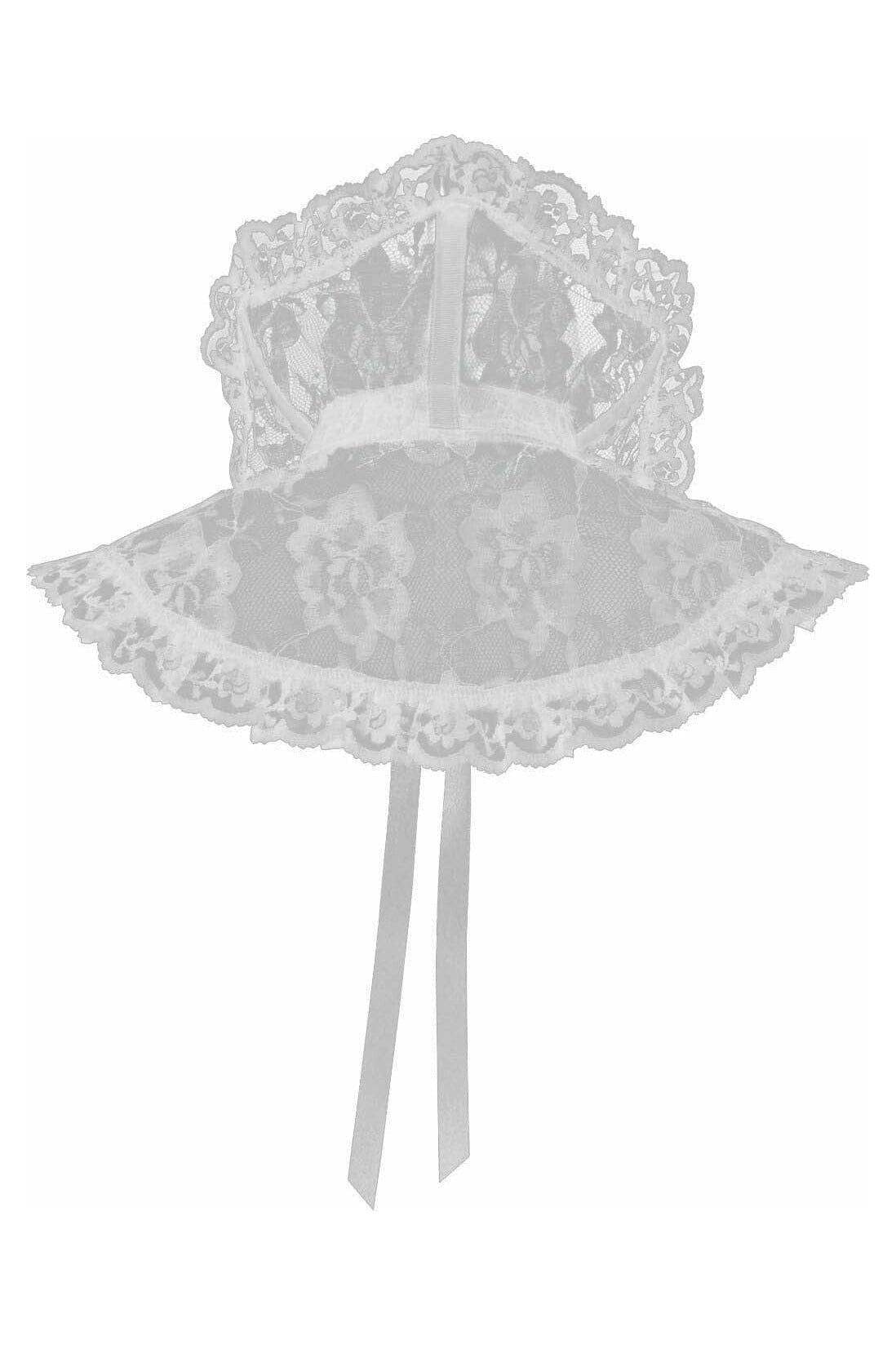 Daisy Corsets White Lace Neck Collar - Daisy Corsets - Flyclothing LLC