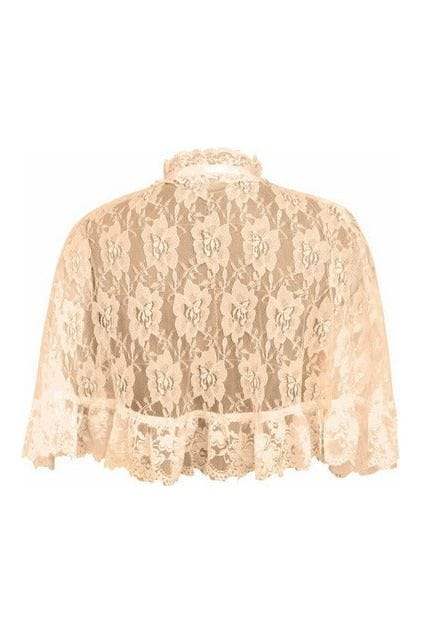 Daisy Corsets Ivory Lace Cape - Daisy Corsets - Flyclothing LLC