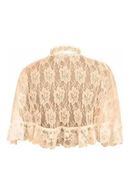 Daisy Corsets Ivory Lace Cape - Daisy Corsets