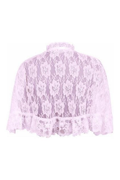 Daisy Corsets Lt Pink Lace Cape - Daisy Corsets