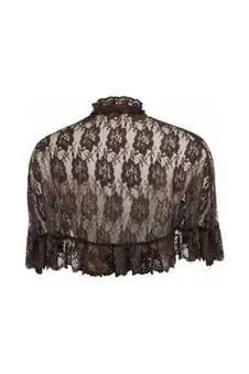 Daisy Corsets Brown Lace Cape - Daisy Corsets