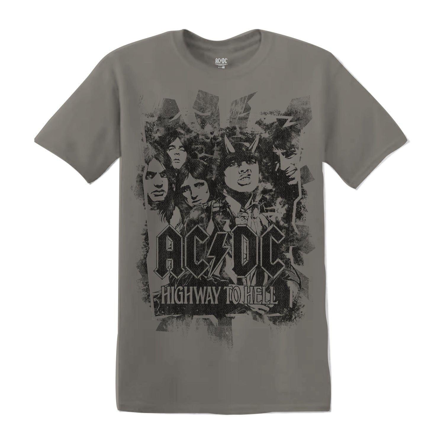 ACDC Highway To Hell Mono Unisex T-Shirt - ACDC