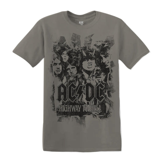ACDC Highway To Hell Mono Unisex T-Shirt - ACDC