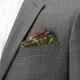 Antique Clock Gradient Pocket Square