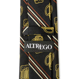 Beer Aficionado Black Striped Mens Tie - Cufflinks.com - Flyclothing LLC