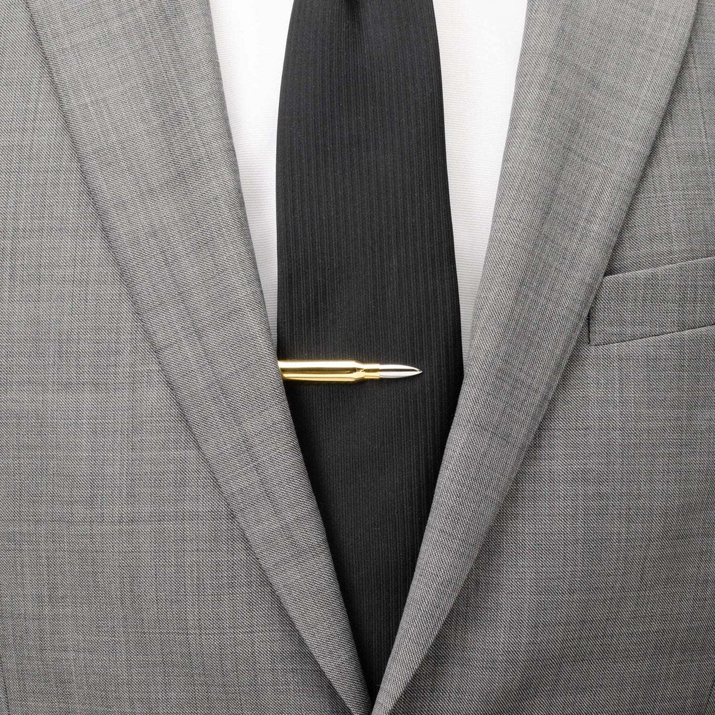 50 Cal Bullet Tie Clip - Cufflinks.com - Flyclothing LLC