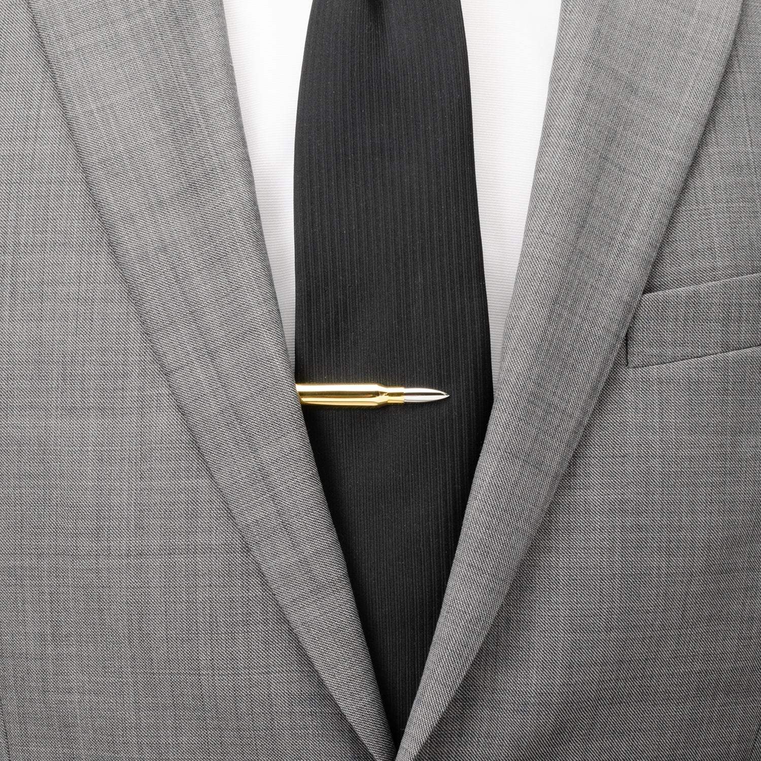 50 Cal Bullet Tie Clip - Cufflinks.com - Flyclothing LLC