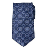 Compass Hidden Message Navy Blue Men's Tie - Cufflinks.com - Flyclothing LLC
