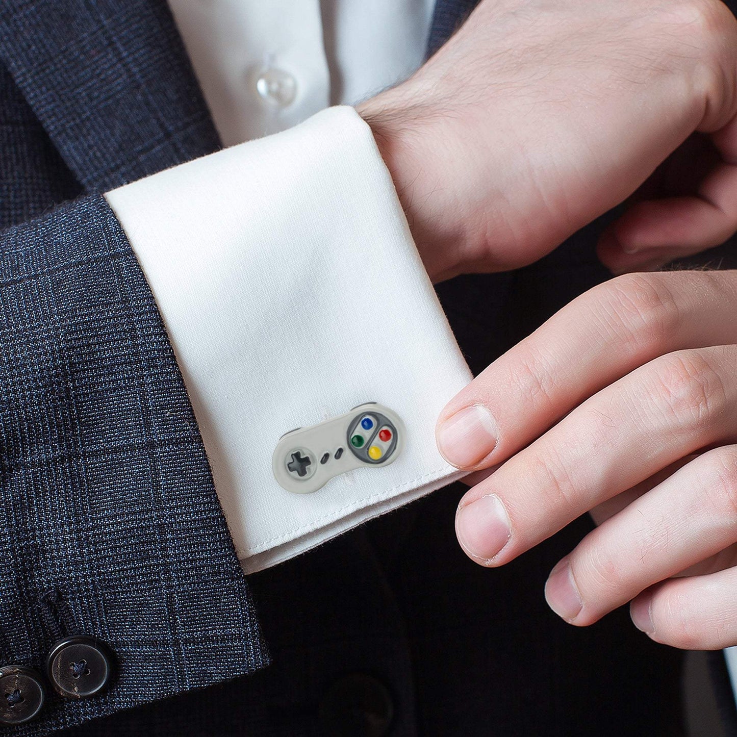 Vintage Game Controller 3D Cufflinks - Cufflinks.com - Flyclothing LLC
