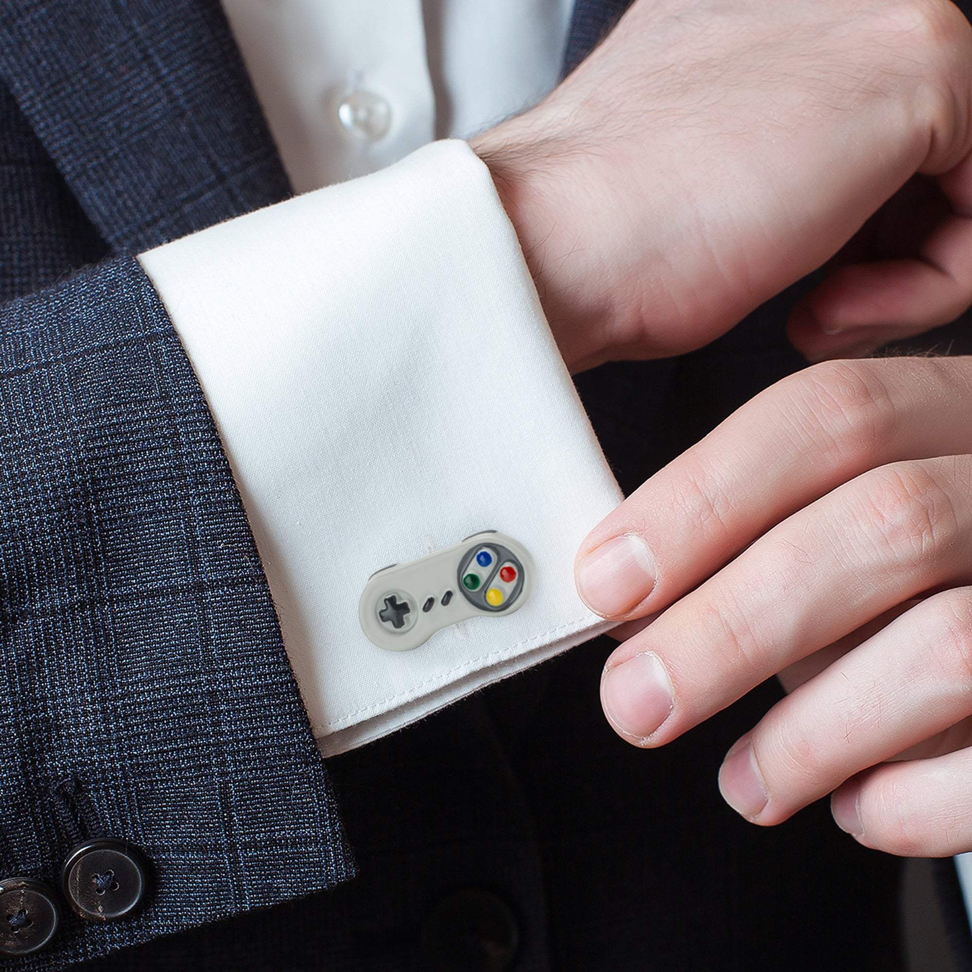 Vintage Game Controller 3D Cufflinks - Cufflinks.com - Flyclothing LLC